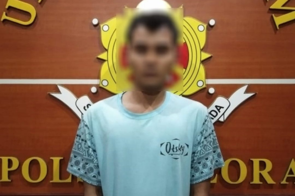 Tersangka JA berhasil dibekuk Petugas.