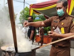 KEJAKSAAN BLORA LAKUKAN PEMUSNAHAN BARANG BUKTI DARI 34 PERKARA