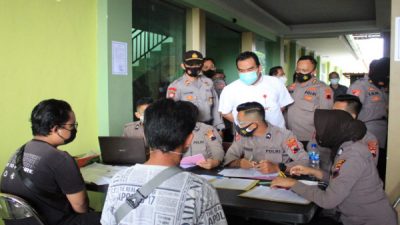 BUPATI APRESIASI VAKSINASI MASSAL POLRES BLORA