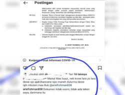 BEREDAR INTRUKSI BUPATI GERAKAN “BLORA DI RUMAH SAJA”, SEKDA : ITU MASIH DRAFT