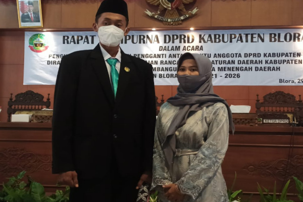 TIGA BULAN KOSONG, SAEFUL ARIFIN RESMI DILANTIK PAW ANGGOTA DPRD BLORA