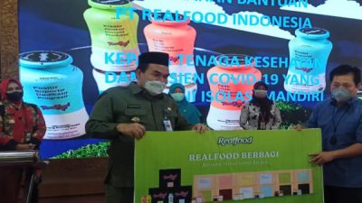 PEMKAB BLORA TERIMA BANTUAN SUPLEMEN DARI REALFOOD