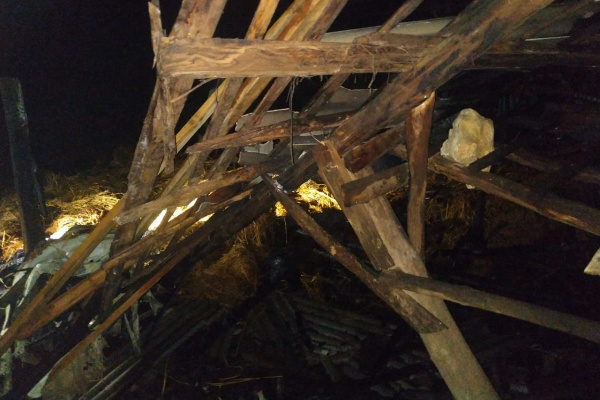 AKIBAT BEDIANG, SATU RUMAH DI TODANAN HANGUS TERBAKAR