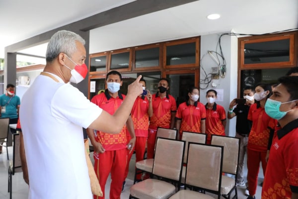 DEMI KENYAMANAN ATLET PON, GANJAR TEGUR MANAGER HOTEL YANG AC NYA MATI