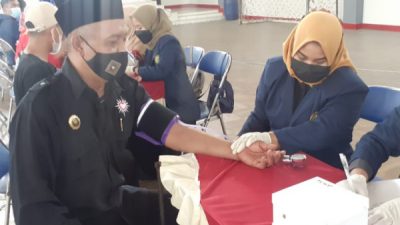 SINERGI DENGAN PSHT, POLRES BLORA TARGETKAN VAKSINASI 1000 DOSIS