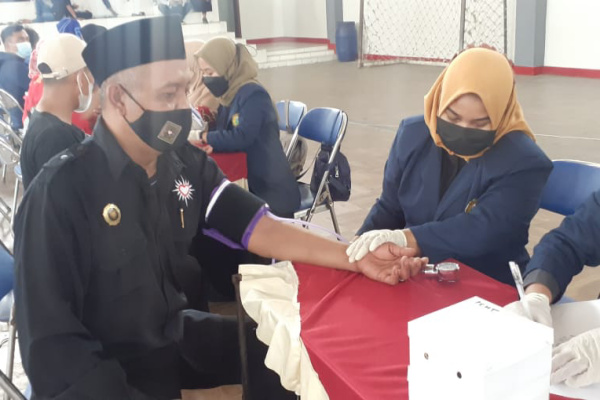 SINERGI DENGAN PSHT, POLRES BLORA TARGETKAN VAKSINASI 1000 DOSIS