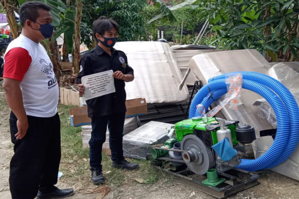 DAPAT BANTUAN ALSINTAN, KELOMPOK TANI BINA MANDIRI DESA CANDI UCAPKAN TERIMA KASIH