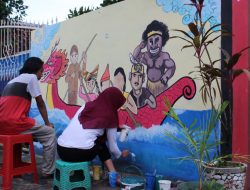 13 SENIMAN RAMAIKAN MURAL COMPETITION DI BLORA