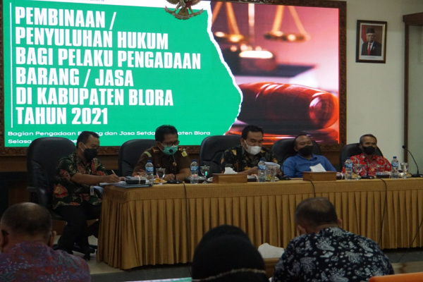 BUPATI AJAK APH KAWAL PENGADAAN BARANG JASA