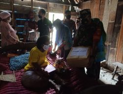 MELALUI KORAMIL JATI, KODIM BLORA BERIKAN BANTUAN KEPADA PENDERITA TUMOR