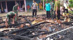 Rumah kosong milik Sumari (43) Dukuh Ngembag Rt.001 Rw.005 Desa Gabusan Kecamatan Jati, Kabupaten Blora ludes terbakar, diduga akibat korsleting listrik dari colokan yang berada di dekat kamar mandi, Jumat (28/01) dini hari.