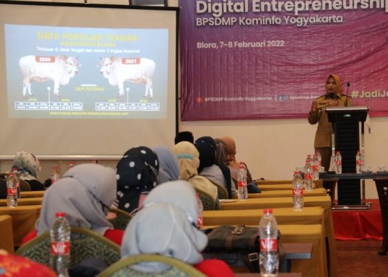 Pelatihan Digital Entrepreneurship Academy (DEA) diselenggarkan oleh Balai Pengembangan Sumber Daya Manusia dan Penelitian (BPSDMP) Kominfo Yogyakarta bekerja sama dengan Pemerintah Kabupten Blora.