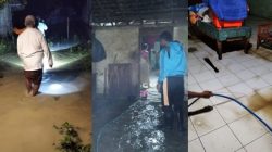 Keesokan hari pasca banjir yang meredam rumah warga Dukuh Jurangjero, Desa Sidomulyo, Kecamatan Banjarejo, Kabuapten Blora, para warga bergotong-royong melakukan bersih-bersih bekas genangan air.