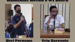 Pemilihan Ketua Persatuan Wartawan Indonesia (PWI) Kabupaten Blora nampaknya bakal berlangsung sengit. Hingga pukul 11.22, terbukti sudah ada 2 calon kandidat yang mendaftar. Keduanya merupakan wartawan senior di Blora.