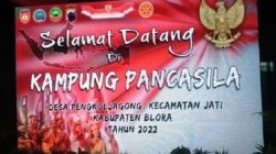 Kampung Pancasila di Desa Pengkoljagong, Kecamatan Jati, Blora dilounching hari ini (26/3). Berbagai kegiatan digelar untuk memeriahkan acara tersebut. Mulai lomba foto jurnalistik, Pagelaran Wayang Kulit, Kunjungan ke UMKM, Lomba Mural dan lainnya.