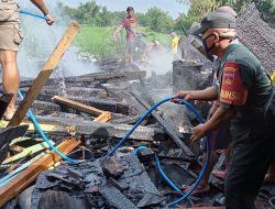 DIDUGA KORSLETING LISTRIK, RUMAH LUDES TERBAKAR