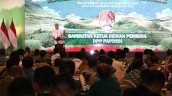 Gubernur Jawa Tengah, Ganjar Pranowo menyinggung topik ketahanan pangan dalam acara pembukaan Rakernas PAPDESI di MG Suites Hotel, Kota Semarang, Minggu (5/6/2022).