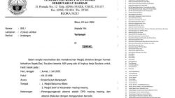 Pemerintah Kabupaten (Pemkab) Blora mengundang seluruh Aparatur Sipil Negara (ASN) untuk melakukan sholat subuh berjamaah pada, Jum'at (1/7). Tanpa terkecuali pejabat dengan agama non islam.