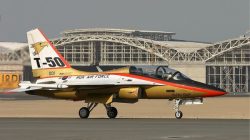 Pesawat jenis T-50i Golden Eagle merupakan pesawat latih (trainer) supersonik buatan Amerika-Korea. Pesawat ini dikembangkan Korean Aerospace Industries dengan bantuan Lockheed Martin. Program ini juga melahirkan A-50, atau T-50 LIFT, sebagai varian serang ringan.