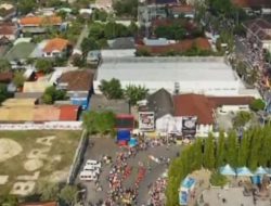 POTRET KARNAVAL BLORA DARI ATAS NAMPAK INDAH