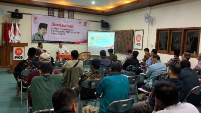 PERINGATAN HUT RI, PKS BLORA GELAR TASYAKURAN