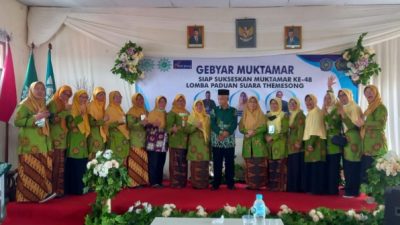 Dalam rangka menyemarakkan Muktamar Muhammadiyah ke-48, Pimpinan Daerah (PD) Aisyiyah Kabupaten Blora menggelar lomba paduan suara di ruang pertemuan STAI Muhammadiyah Kabupaten Blora.