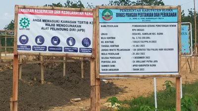 IMBAS PEMBANGUNAN RPH MANDEK, DINAS PANGGIL KONTRAKTOR