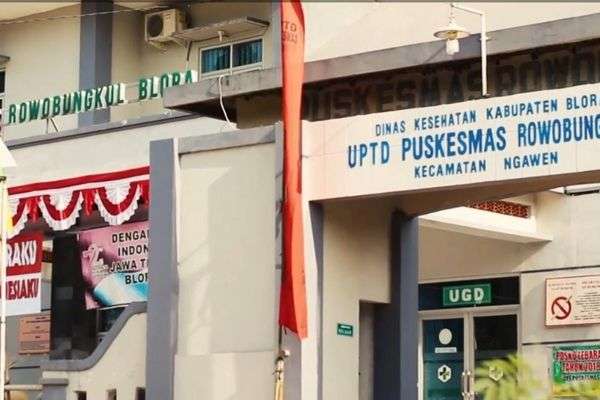 UPTD Puskesmas Rowo bungkul, Kecamatan Ngawen, Kabupaten Blora.