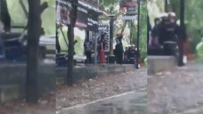 OKNUM PERGURUAN SILAT RUSAK TUGU PSHT SAMBONG