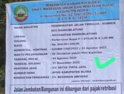 MENGENASKAN, PROYEK RP 900 JUTA TAK SELESAI DIKERJAKAN