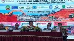 Sarasehan tambang mineral/galian C untuk kesejahteraan rakyat Blora, Kamis (1/12) di Pendopo Bupati Blora.