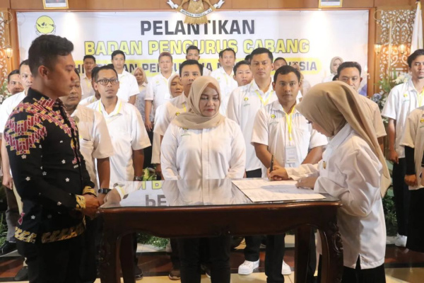 Pelantikan BPC Himpunan Pengusaha Muda Indonesia Kabupaten Blora.