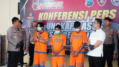 TERLIBAT PENGEROYOKAN WARGA KRADENAN BLORA DI RINGKUS POLRES SIDOARJO
