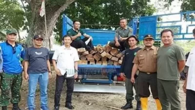 35 BATANG KAYU ILEGAL BERHASIL DIAMANKAN PERHUTANI CEPU