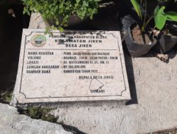 BERKAT PEMBANGUNAN DRAINASE, PULUHAN RUMAH DI DESA JIKEN TAK LAGI KEBANJIRAN