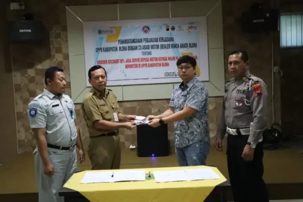 SERBU!! SATLANTAS POLRES BLORA SEDIAKAN VOUCHER DISKON SERVIS