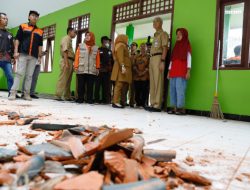 DAMPAK GEMPA DI WONOGIRI, GANJAR PRIORITASKAN PERBAIKAN SEKOLAH