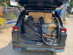MOBIL PENGANGKUT ROKOK ILEGAL BERHASIL DIAMANKAN
