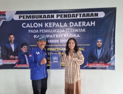PARTAI DEMOKRAT BLORA BUKA PENDAFTARAN BAKAL CABUP CAWABUP, 4 NAMA AMBIL FORMULIR