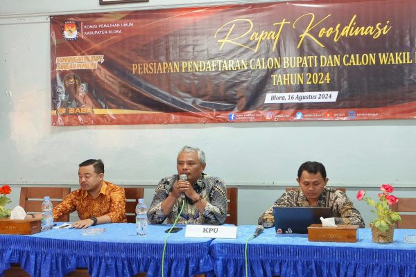 JELANG PENDAFTARAN CALON BUPATI 2024, KPU GELAR RAKOR PERSIAPAN