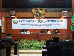 DPRD BLORA UMUMKAN CALON PIMPINAN UNTUK PERIODE 2024-2029