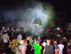AKIBAT BEDIANG, RUMAH WARGA JERUK TERBAKAR
