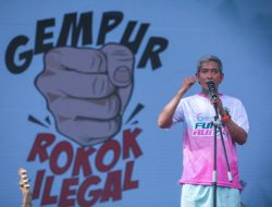 FUN RUN 6 KM, CARA JATENG EDUKASI BAHAYA ROKOK ILEGAL