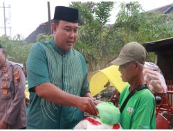 TEBAR BERKAH RAMADHAN, POLRES BLORA BAGIKAN TAKJIL DAN BANTUAN BERAS