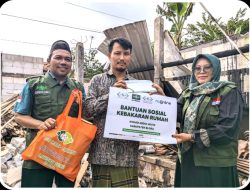 NU CARE-LAZISNU BLORA SALURKAN BANTUAN UNTUK KORBAN KEBAKARAN DI KUNDURAN
