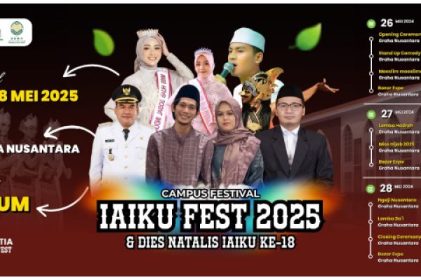 IAIKU FEST 2025: RUANG KREATIF SANTRI DAN MAHASISWA MENYATU DALAM SEMANGAT BUDAYA DAN DAKWAH