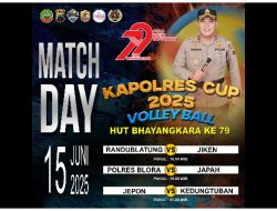TURNAMEN VOLI KAPOLRES CUP 2025, MOMENTUM ERATKAN TALI SILATURAHMI WARGA BLORA