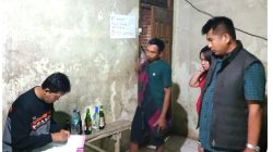 PULUHAN BOTOL MIRAS DISITA DALAM RAZIA GABUNGAN POLRES BLORA DI TODANAN