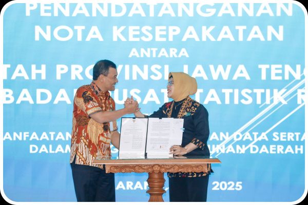 DUKUNG BPS, GUBERNUR LUTHFI BAKAL SURATI BUPATI/WALI KOTA DAN PELAKU USAHA