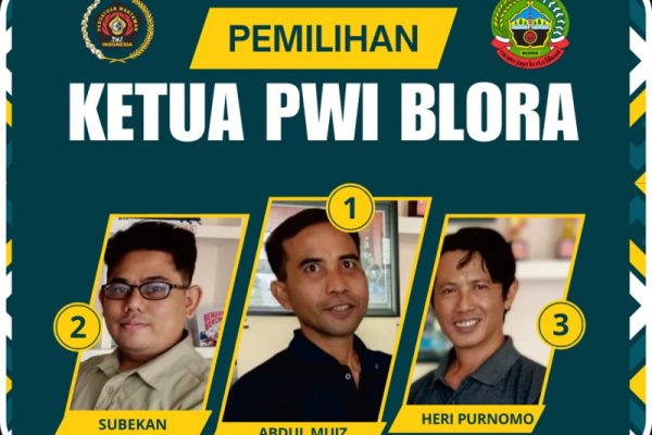 AROMA PERSAINGAN MENINGKAT, TIGA CALON SIAP REBUT PWI BLORA